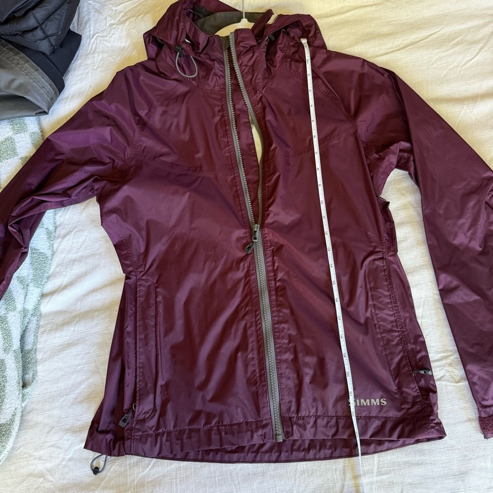 Simms Maroon Fishing Jacket - Picture 5 of 5